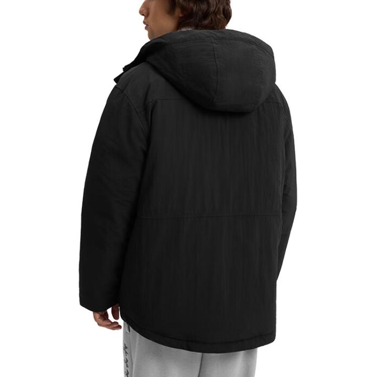 Under Armour UA Urban Down Hooded Casual Warm Short Jacket Men Jacket Black 6001974-001