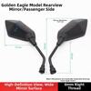 1Pair Universal Electric Scooter Rearview Mirror Black Rear View Mirrors  Scooter Parts