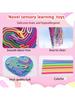 1Set Sensory Activity Board, Duble Sided Design Busy Board For Fine Motor Skill, Silicone Fidget Toy Adults For Travel