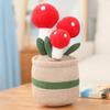 Creative Plush Tulip Succulent Ornaments – Fun Simulated Potted Decor for Home, Study, or Living Room