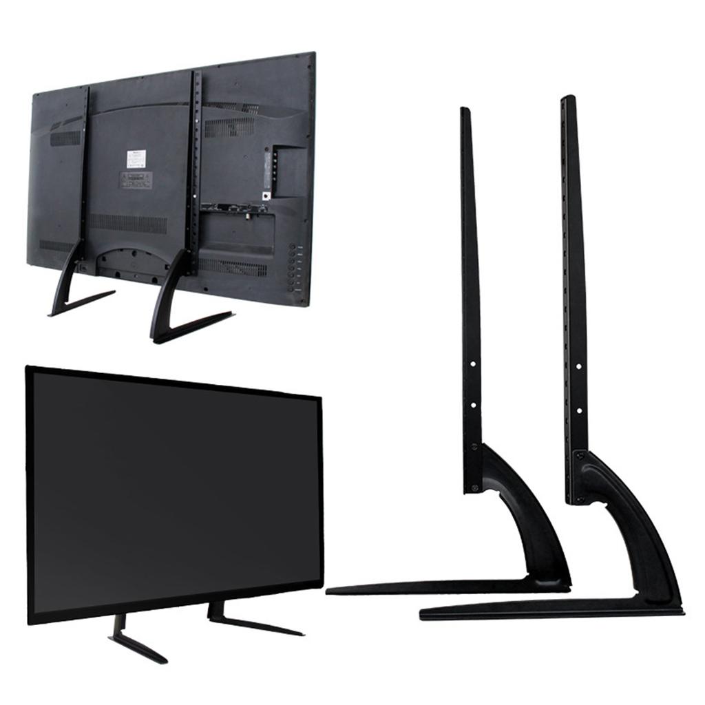 Replacement TV Stand Base for 26 75inch Screens Height Adjustable Supports Up to 88Ibs