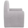 VidaXL Canapé pour Enfants, Mini-canapé avec Housse Amovible, Canapé pour Tout-petits, Meuble de Chambre d'Enfant, Gris 356981