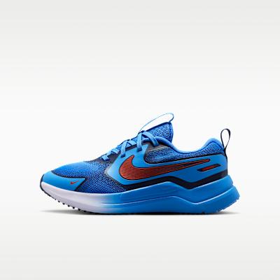 Nike Cosmic Runner Breathable Low top Kids  Running Shoes Crystal Blue 35.5