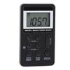 Personal AM FM Pocket Radio Portable Digital Tuning Radio with 500mAh Rechargeable Battery Earphone Lock Screen for