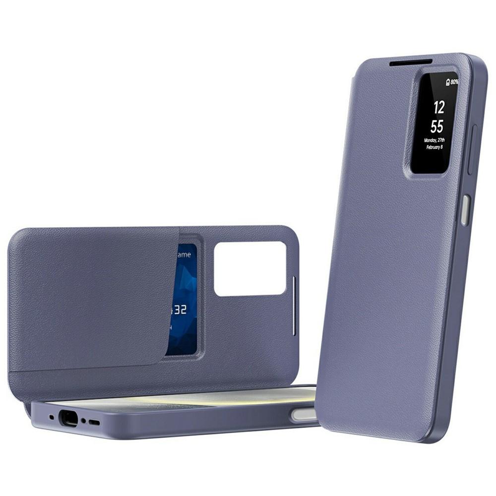 Samsung Galaxy A37 5G Smart View Portemonneehoesje, Paars