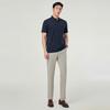 YOUNGOR Men's Business Casual Stretch Polo Shirt