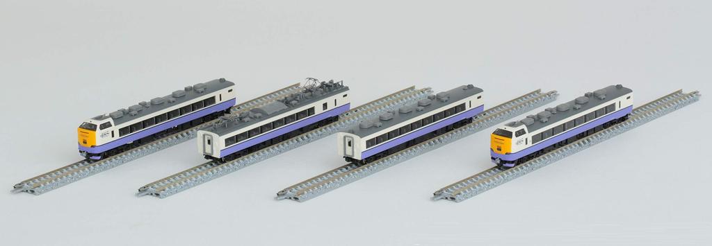 TOMIX N Gauge 485 3000 Series Limited Express Train Basic Set 4 Cars 98349 Railway Model Train