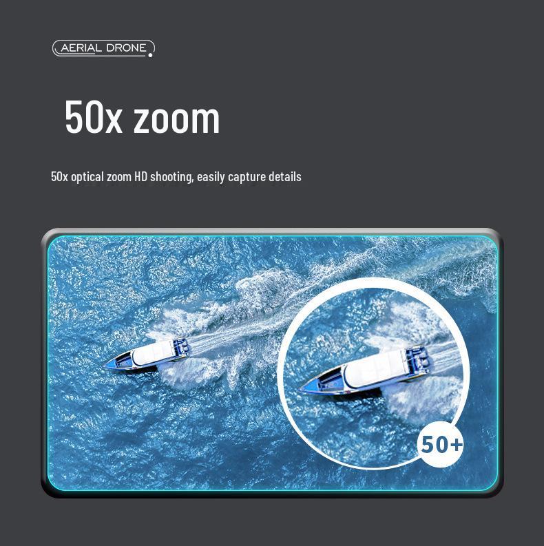 HD Camera Drone with Brushless Motor, Smart Follow, Optical Flow Positioning, and Remote Control.