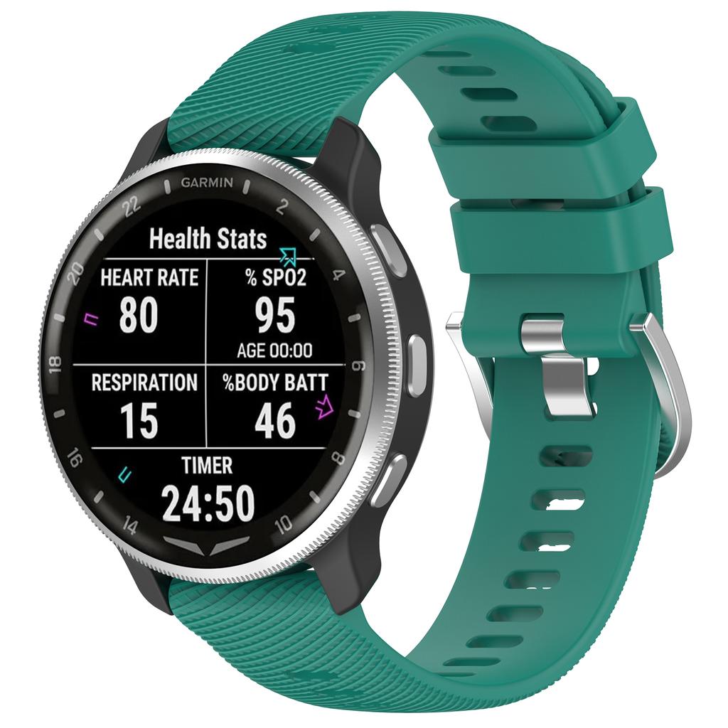 20mm Band For Garmin Venu 2 plus/For Garmin Vivomove D2 Air X10 Active 5 Silicone Watch Bracelet Strap Watch Protective Accessories