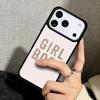 Capa Case for iPhone 17 Air 16 Pro Max 15 Plus 11 13 Mini 14 12 Back Phone Cover Pink Girl Boss