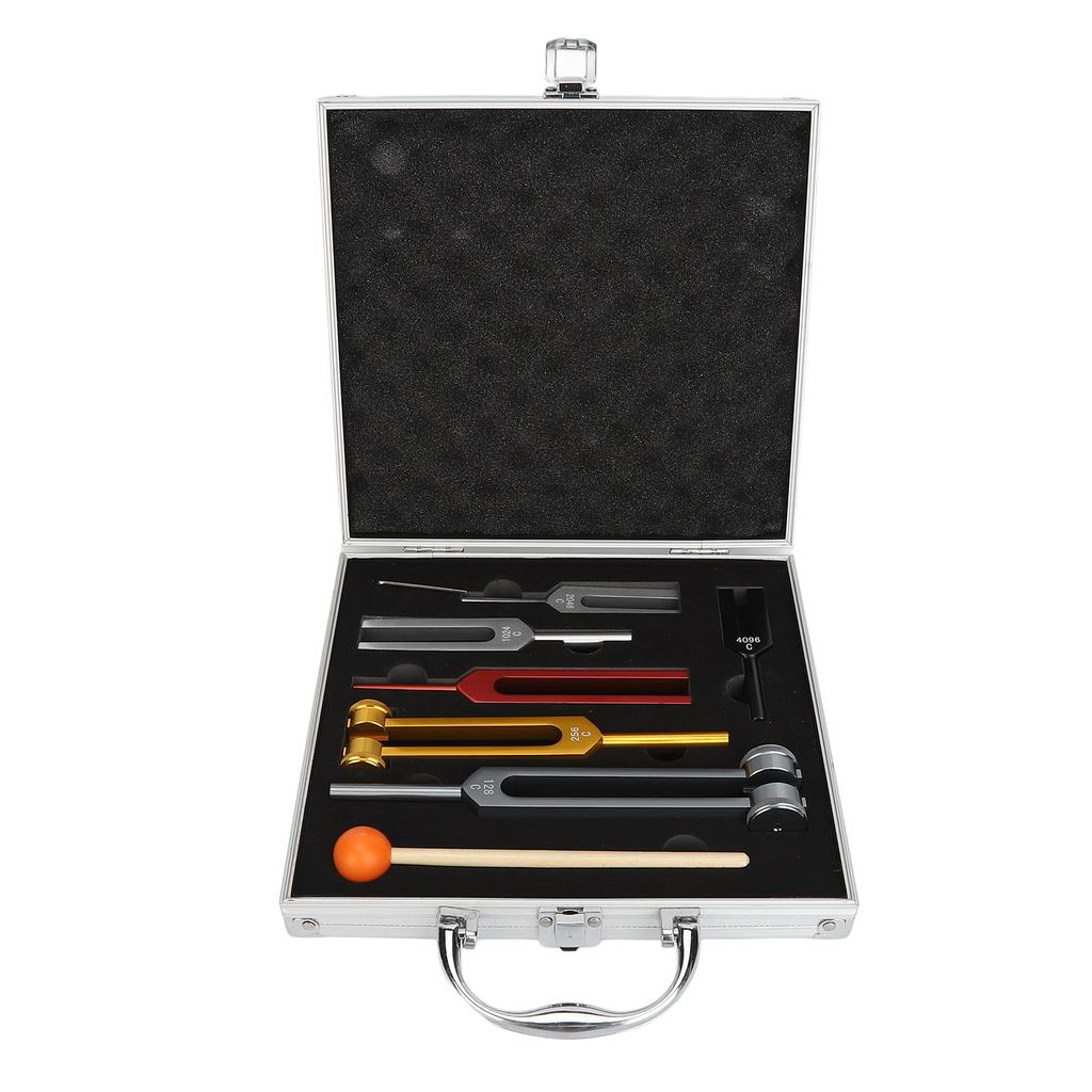 Tuning Forks Set with Mallet Relieve Stress Anxiety Improve Sleep Quality Healing Tuning Forks for