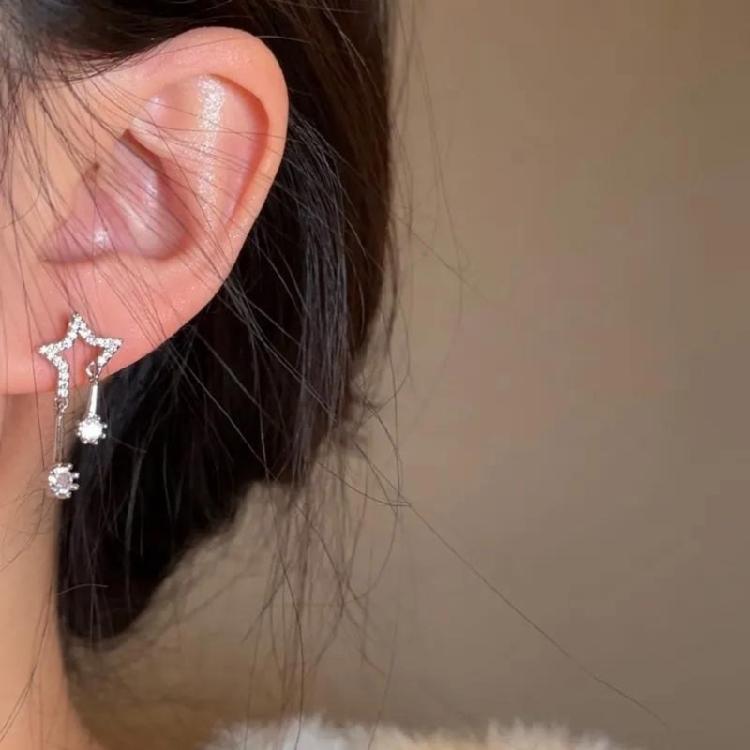 Adorable Star Ear Studs Perfect Ear Accessories Alloy Texture Women Pendiente Simple Earring Suitable for Everyday Wear