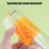 2Pieces MultiFunctional Cup Scrubber Brush Long Handle Dish Cup Brush for Feeding Bottle Mug Cup Cleaning Kitchen Tool