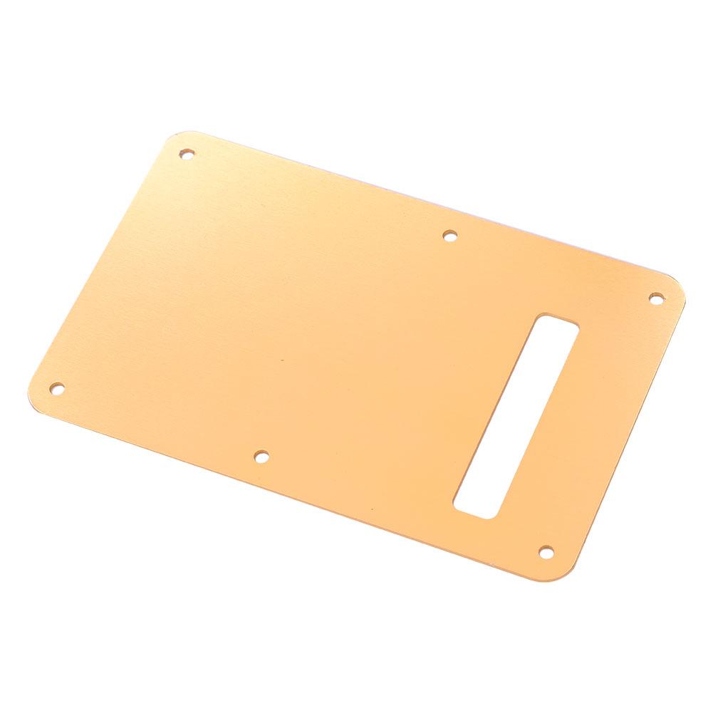 Pickguard Tremolo Cavity Cover Back Plate for ST Style Electric Guitar (Gold)