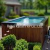 Compact Movable Fiberglass Swimming Pool for Outdoor Homestay or Garden Villa