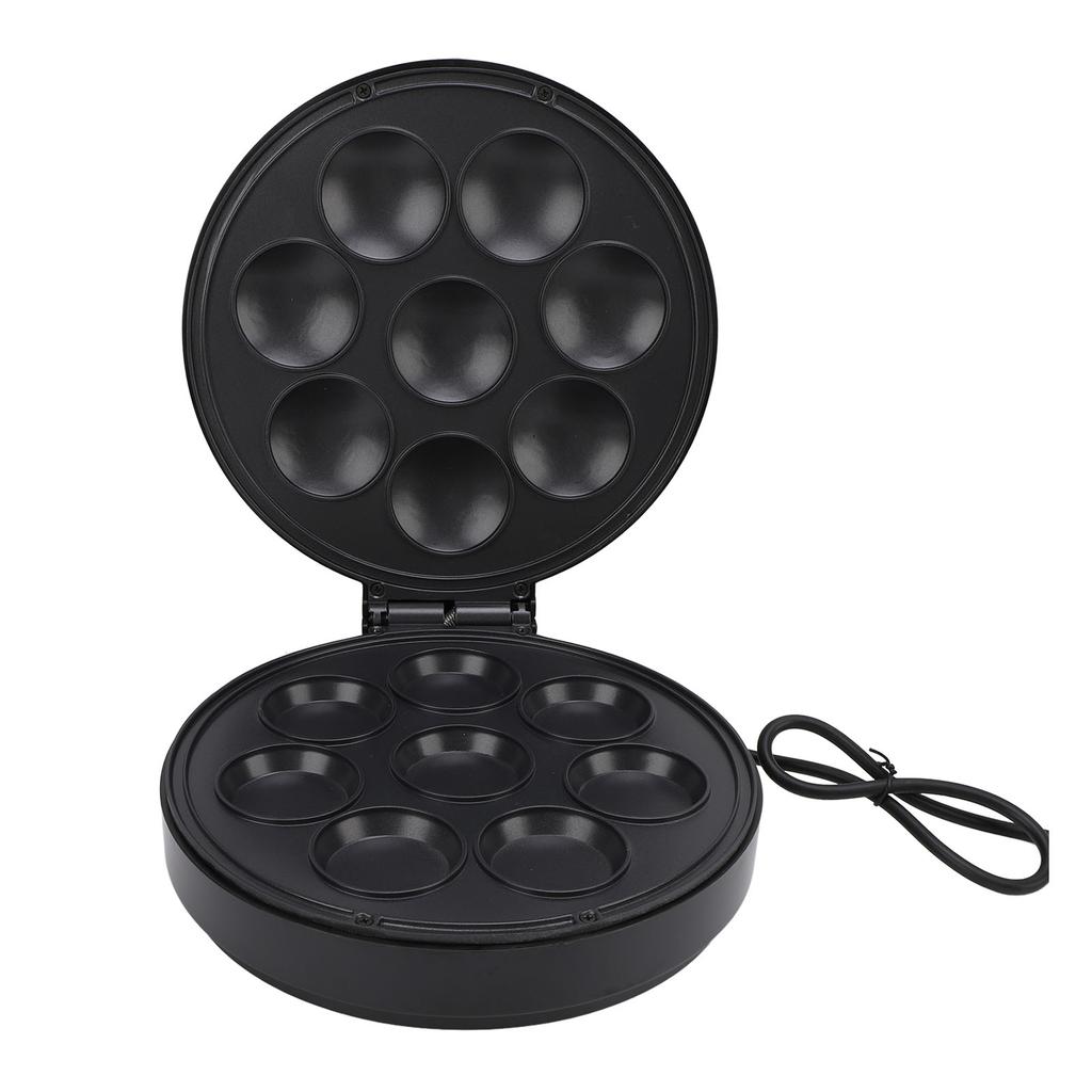 Cake Pop Maker met Anti-aanbaklaag 1400W Dubbelzijdig Bakken Randsealing Maakt 8 Cake Pops