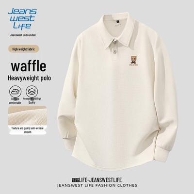 JEANSWEST LIFE Herren Waffelstrick Poloshirt