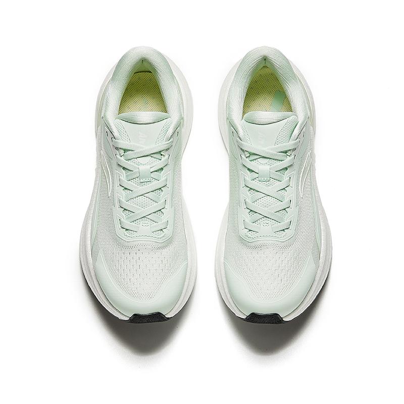 Anta Running Collection Durable Breathable Supportive Lightweight Low-Top Running Shoes Women's Light Dawn Green Sneakers 122435536-4
