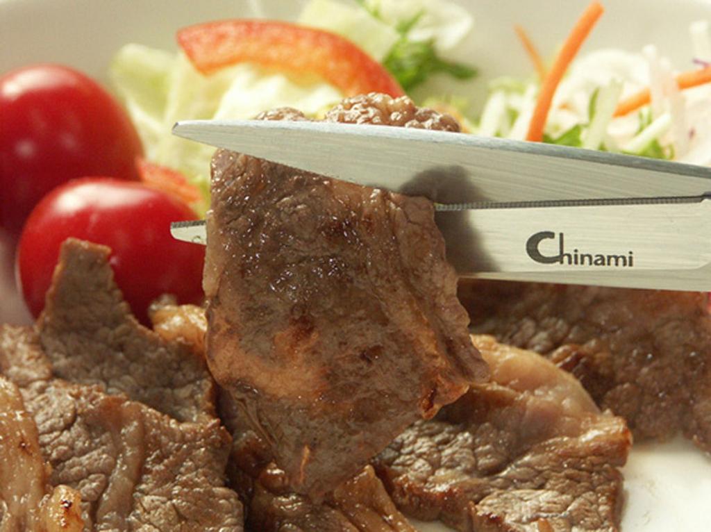 Sancraft Kitchen Hamauchi Cooking Easy to Made in Soft Red Scissors, Chinami, Scissors, Disassembled, Wash, Removable, Japan, Handle, CHI-01