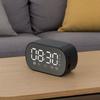 Portable Bluetooth Speaker HD Mirror Display Alarm Clock Dual Alarm LED Digital Alarm Clock  Office