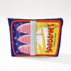 Bohemian Makeup Bag: Colorful Fish Print, Retro Style Cosmetic Travel Case