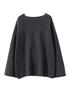 Autumn/Winter 2026 Women's Cashmere One-Shoulder Loose Pullover Sweater