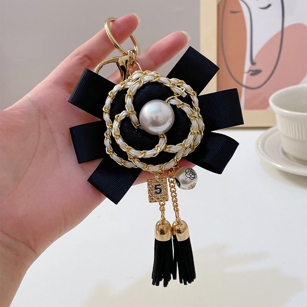 Fashion Flower Camellia Pendant Gifts Souvenirs Bag Charm