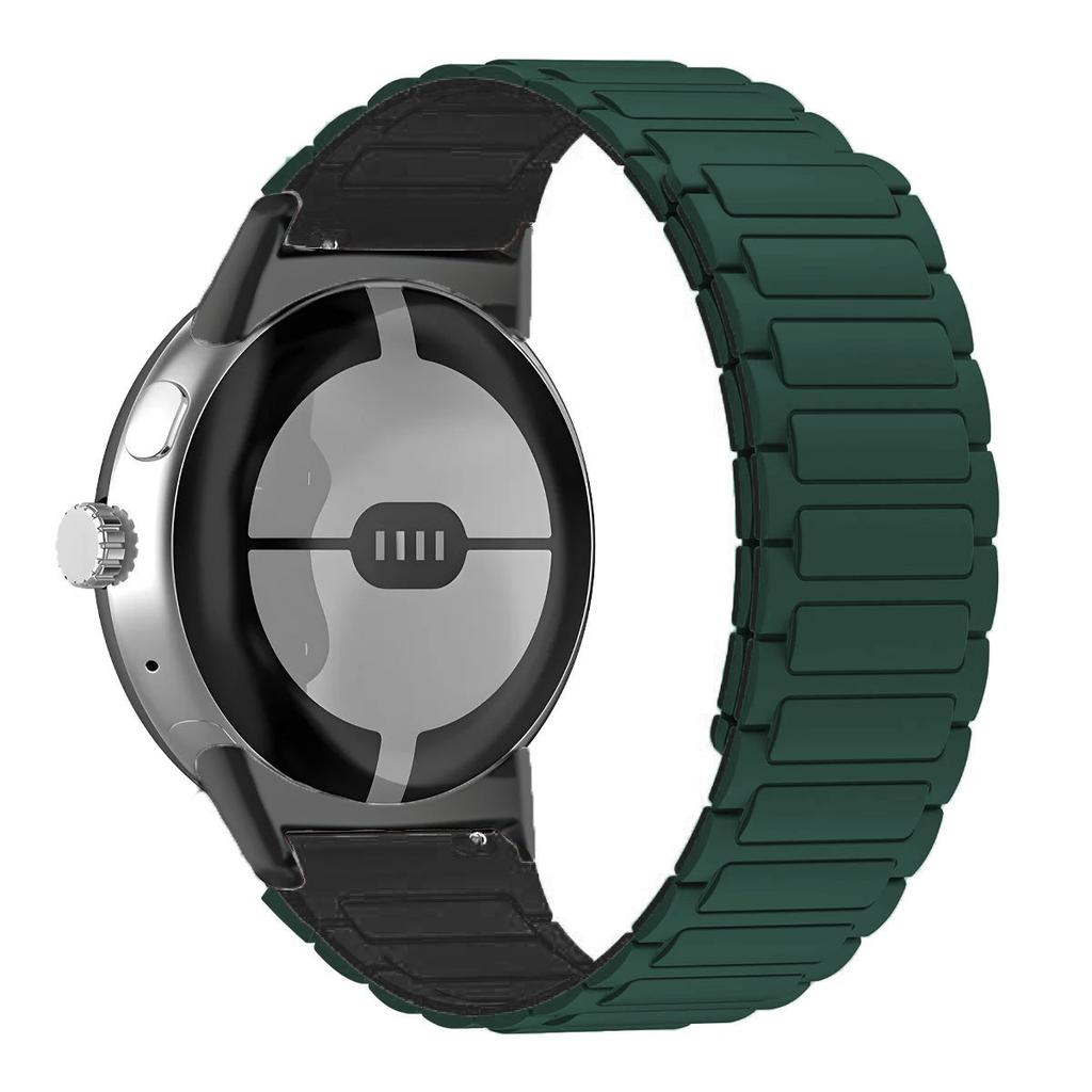 Für Google Pixel Watch 3 2 1 45mm 41mm Magnetisches Silikon-Ersatzarmband für Google Pixel Watch 3 2 1 Sport-Armband