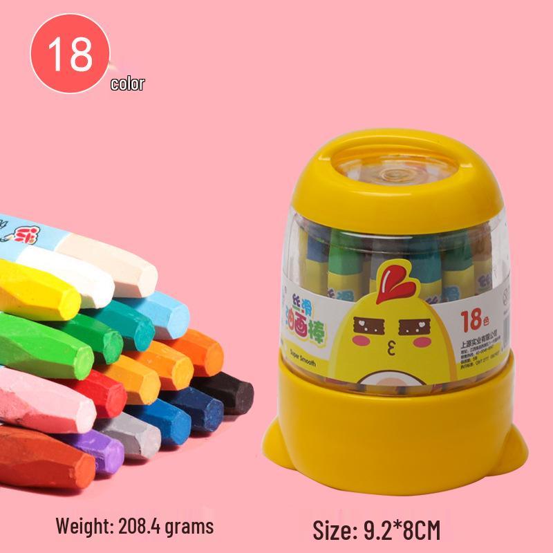 Children s Art Set: 36-Color Oil Pastels & 12-Color Drawing Pens for Elementary & Kindergarten Students