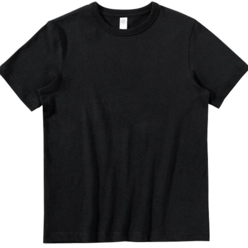 

Женская летняя хлопковая футболка большого размера с круглым вырезом, однотонная, повседневная, мягкий женский топ, футболка, пуловер 3XL чёрный