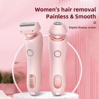 Digital Display Painless Hair Removal Epilator USB Rechargeable Women Body Razor Face Leg Armpit Hand Hair Remover