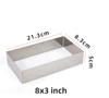 5cm Height Rectangle Thick 304 Stainless Steel Mousse Ring Tiramisu Cake Mold Cheese Fondant Baking Tool Household DIY Bakeware