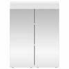 Bathroom Mirror Cabinet with Shelf TULUM White 60 x 16.5 x 78 cm