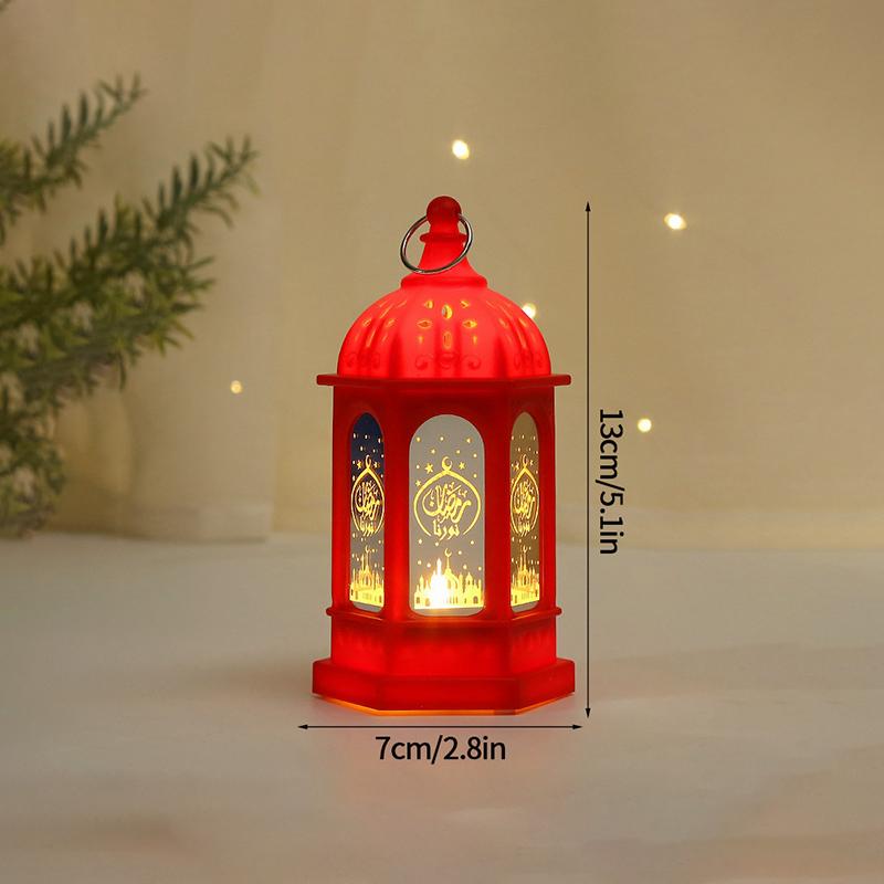 Ramadan Decoration 2026 Eid Mubarak Candle Lamp Desk Accessories Light Lamp Muslim Home Decoration Party Decor