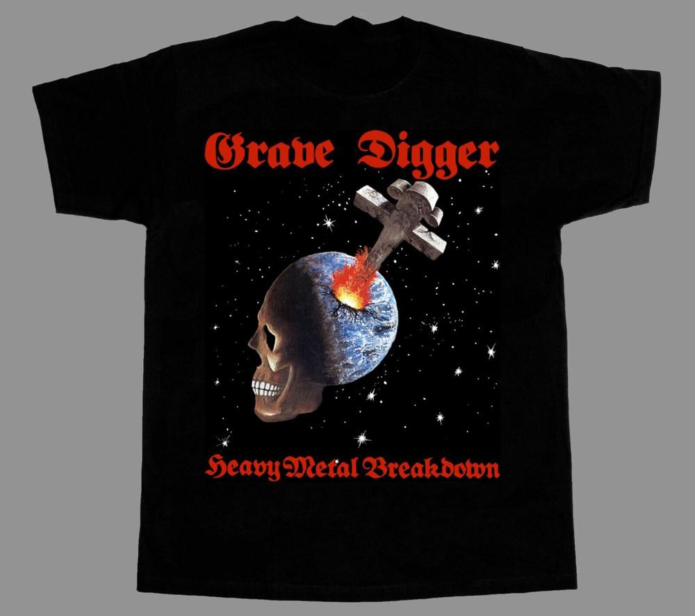 

GRAVE DIGGER HEAVY METAL BREAKDOWN 84 NEW BLACK T-SHIRT All Sizes LI1411 Unisex T-Shirt XXXL