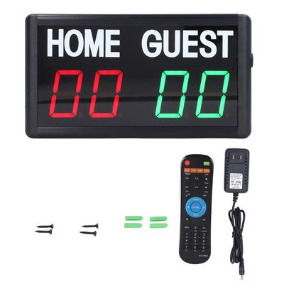 LED Elektronická výsledková tabule Basketbal Fotbal Scoreboard Dálkové ovládání Scoreboard