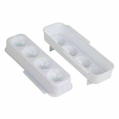 Round Ice Cube Mold PP Whiskey Ice Ball Mold with Lid for Whiskey Cocktails Popsicle Making