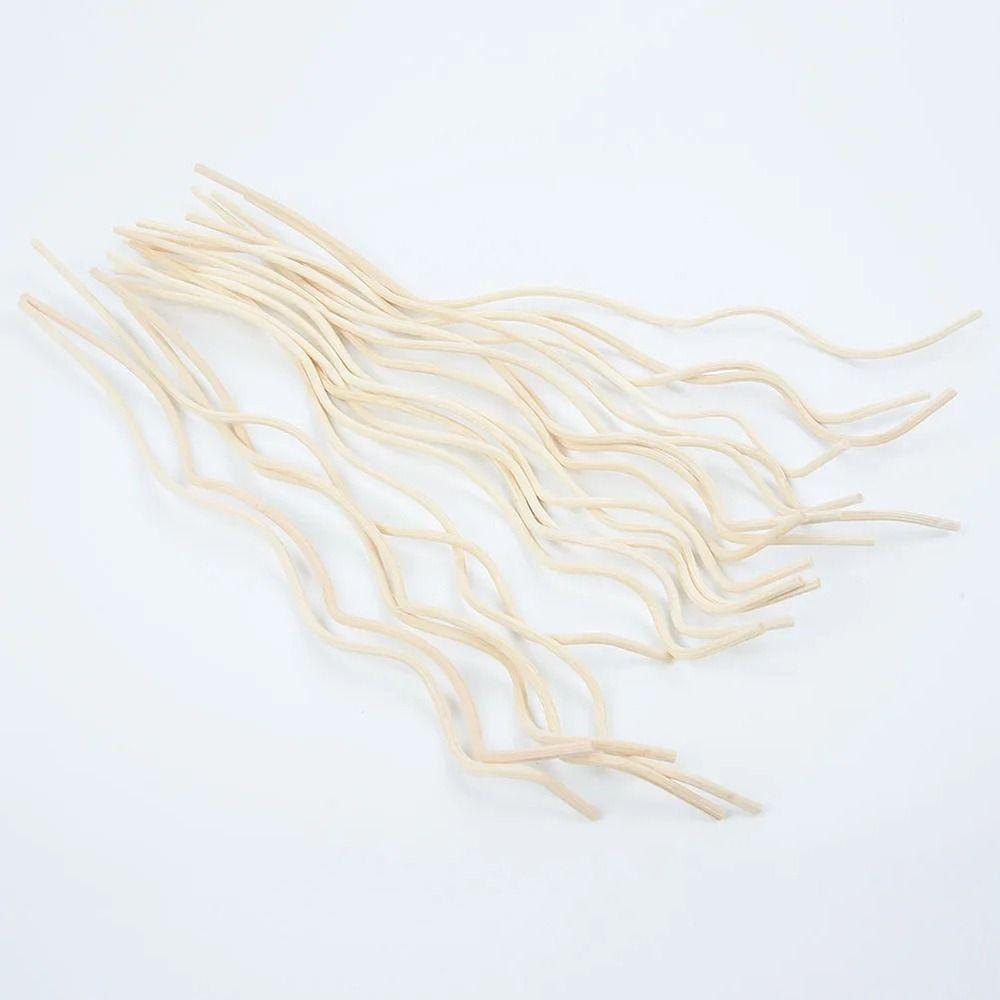 20Pcs Long Wavy Diffuser Stick Home Fragrance Replacement Refill Sticks Air Freshener Rattan