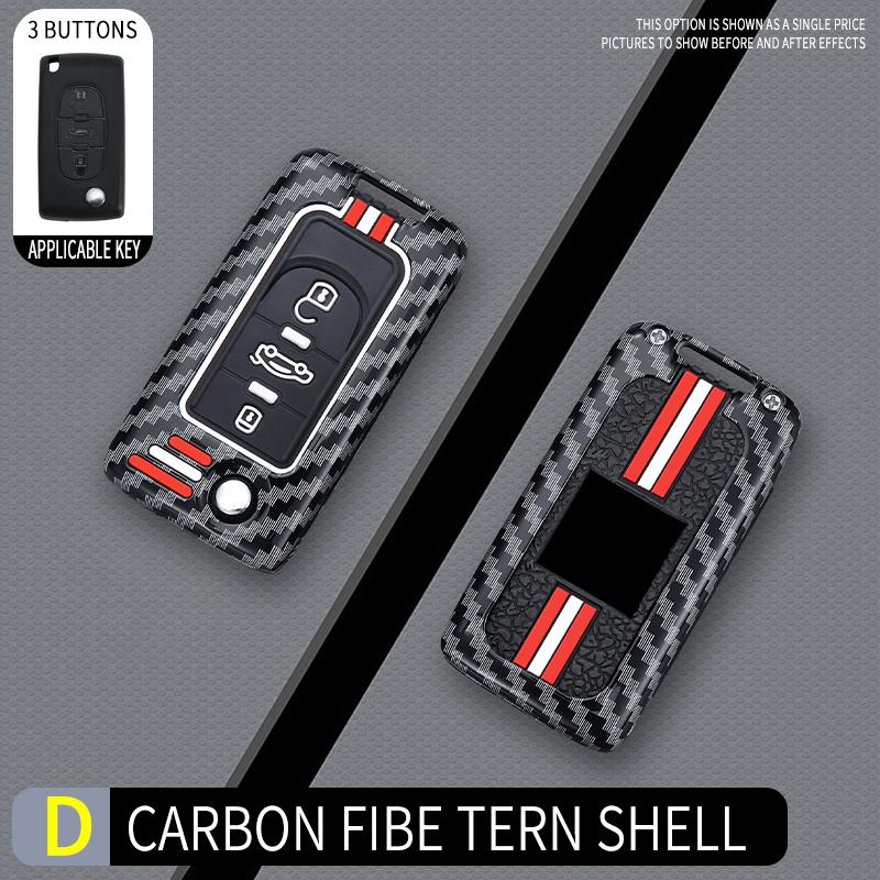 

Car Remote Key Case Cover Shell Fob For Peugeot 107 207 307 308 407 607 3008 5008 For Citroen Xsara Picasso C5 C6 C8