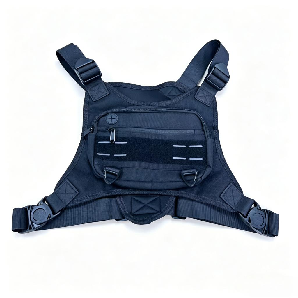 Outdoor Vest Multi-Functional Waterproof Wear-resistant Backpack Men's Chest Bag for Hunting Fishing Camping