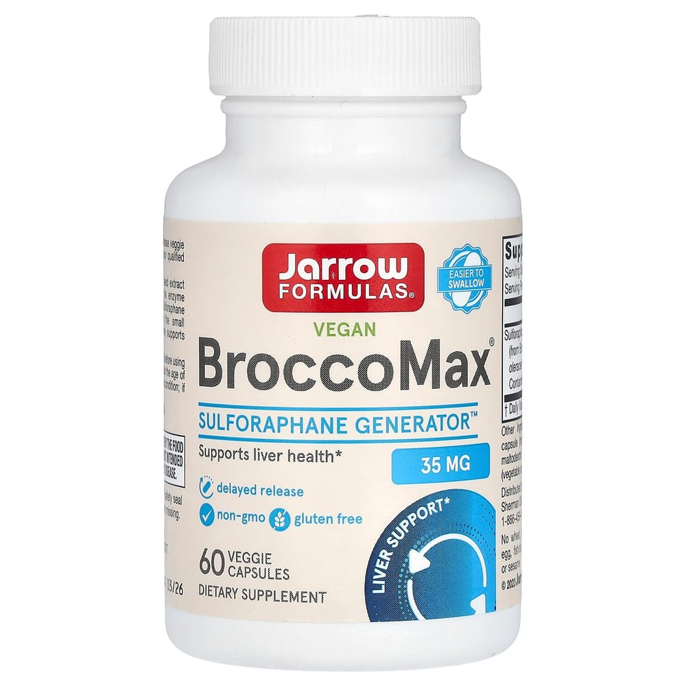

iHerb Jarrow Formulas Vegan BoccoMax 35mg Veggie Capsules, 60 Count (17.50mg per capsule) 60 pcs - 1 ea
