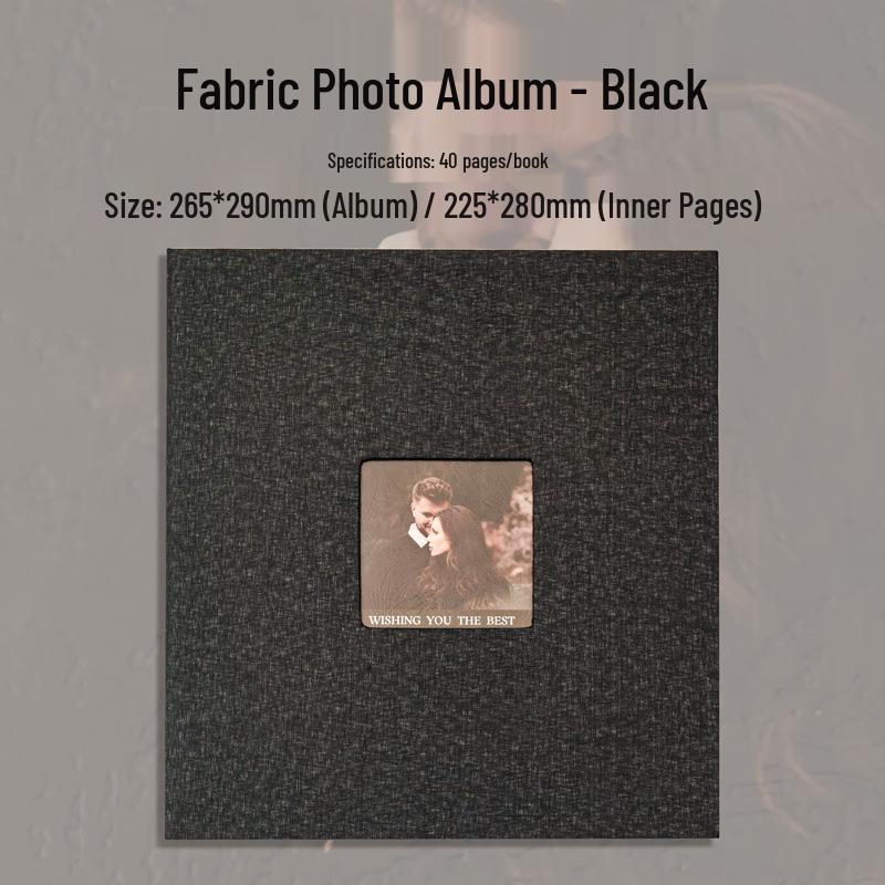 Self-Adhesive Photo Album: Large Capacity for Couples, Travel, Wedding & Polaroid Photos