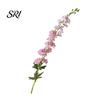 Forest Style Flower Arrangement Larkspur Artificial Flowers Realistic Delphinium with Bendable Stems Rustic Floor Eco-friendly Vase Decor for
