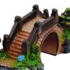 Three-eye Bridge Mini Aquarium Decoration Figurine Simulation Bridge for Fish Tank Home Decor