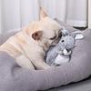 Puppy Toy Soft Texture Cute Rabbit Simulate Heartbeat Bite Resistant Interactive Emotional Comfort Washable Pet Puppy Heartbeat Interactive Plush Toy