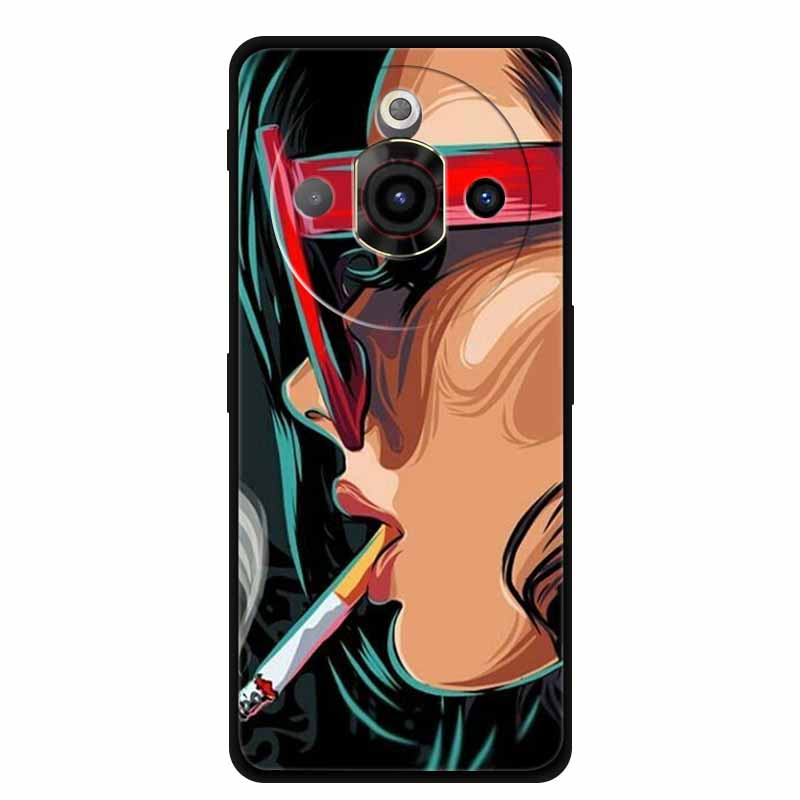 Funda For ZTE Nubia Focus Pro 5G Soft Bumper For Nubia Focus Pro Black Silicone Phone Cases Nubia Focus Pro 5G Protective Coque