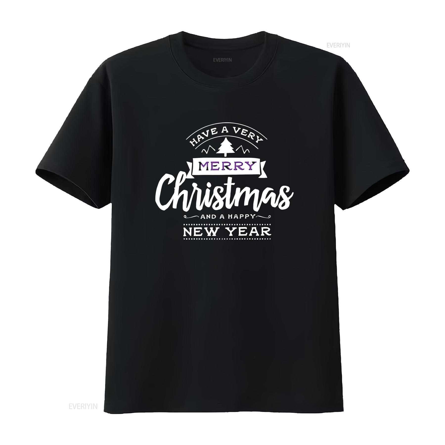 

Merry Christmas Cool Retro Men s T Shirt Perfect for Parties Holidays Black 2X Large vintage Washed Versatile Casual Slightly 4XL