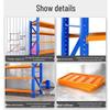 Iron Storage Rack: Heavy/Light/Medium Duty Metal Shelving for Industrial Warehouses