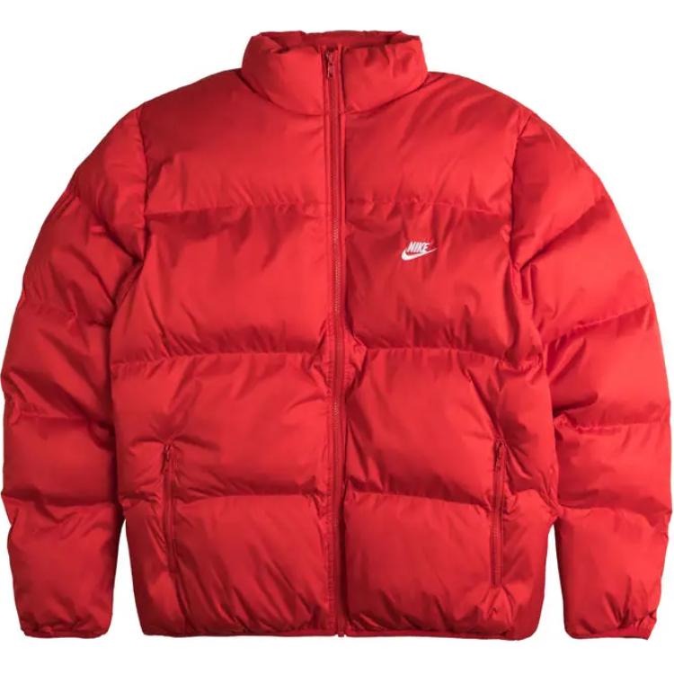 

New Nike Sportswear Club Puffer Jacket Men s Red FB7368-657 M