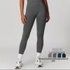 Europäische & Amerikanische High-Waist Po-Liftende Yogahose - Gerippter Bund Bauchkontrolle Fitness- & Laufleggings für Damen
